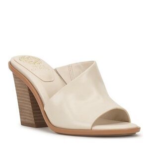 Vince Camuto Cream Open-Toe Heels